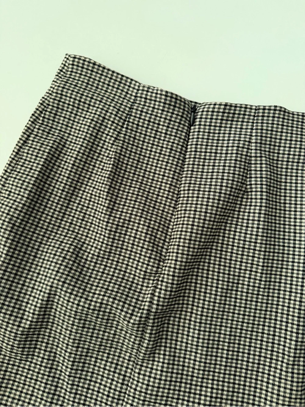 Full Tilt Black & Brown Plaid Mini Skirt